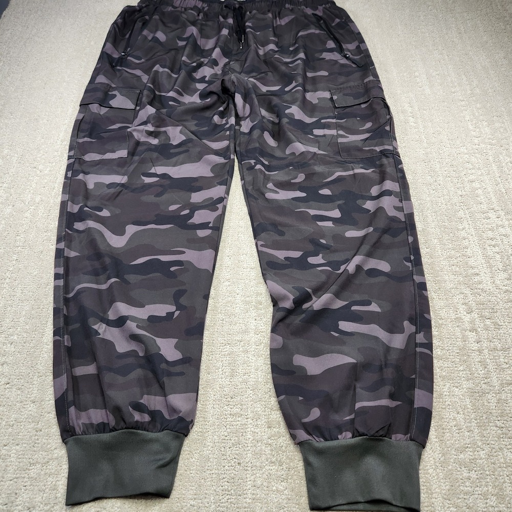 Gradual Joggers Men 3XL Camo Cargo Lightweight Quick Dry Performance Training
